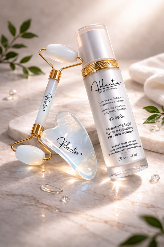 Valentia Hidratante Facial & Kit yoga facial.